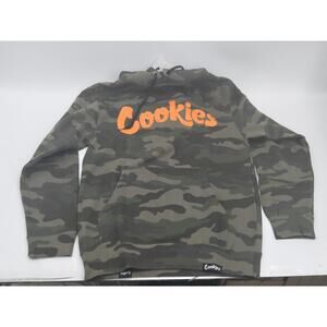 Cookies SF Camo And Orange Hoodie Size S NWT